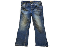 Load image into Gallery viewer, Southpole Jeans Womens 7 (28x21) Blue Straight Leg Stretch Embellished Pockets
