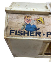 Load image into Gallery viewer, Vintage Fisher Price Toys Barn Silo No Doors 1967 Circus Poster Family Play Farm
