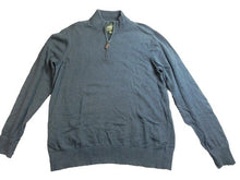 Load image into Gallery viewer, Eddie Bauer Sweater Adult TXL Tall Extra Large Black 1/4 Zip Seattle USA Mens
