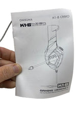 Load image into Gallery viewer, Onikuma K1-B Camouflage Gaming Headset - Black and White - NEW no box
