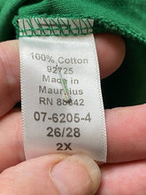 Load image into Gallery viewer, Woman Within Shirt Womens 2X 26/28 Green Square Neck Solid Blouse Plus Ladies
