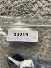 Load image into Gallery viewer, Jolt Shirt Womens Medium Navy Blue Ivory Crochet Lace Raglan Boho Blouse Ladies
