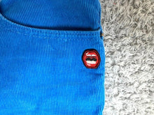 Load image into Gallery viewer, Marc Jacobs Pants Womens 24x25 Blue The Turn-Up Jean Corduroy Capri Crop Italy
