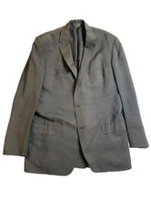 Load image into Gallery viewer, VTG Hickey Freeman Suit Coat Mens Large Single Breasted 100% Silk Blazer RARE
