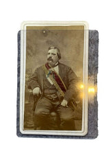 Load image into Gallery viewer, Antique Cigar Card Sweet Cincinnati Portrait Fringe Sash
