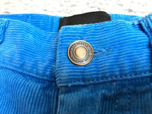 Load image into Gallery viewer, Marc Jacobs Pants Womens 24x25 Blue The Turn-Up Jean Corduroy Capri Crop Italy
