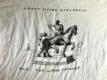 Load image into Gallery viewer, VTG The Litter Cavalry Shirt Adult Extra Large Great Litter Monument Horse 90s
