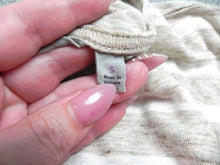 Load image into Gallery viewer, Athleta Shirt Womens Small Gray Striped 100% Linen Tank Blouse Casual Ladies
