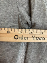 Load image into Gallery viewer, Zara Collection Shirt Womens Medium Gray V-Neck Flower Retro Casual Blouse Lady
