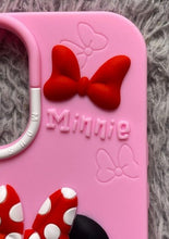 Load image into Gallery viewer, Minnie Mouse iPhone 13 Pro Max Phone Case Silicone Cover Pink  NEW
