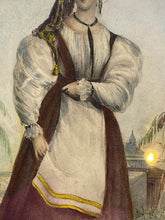 Load image into Gallery viewer, Antique J H Lynch Art Print C. 1830 Miss Love Opera Drawn on Stone Belgrade
