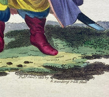 Load image into Gallery viewer, Antique Edward Harding Art Print Engraving Costume of Russian Empire Kabardian
