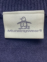 Load image into Gallery viewer, Munsingwear Sweater Adult Medium Navy ESP Embroidered Outerwear Penguin Mens
