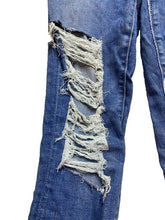 Load image into Gallery viewer, American Eagle Jeans Womens 10 (27x28) Destroyed Next Level Stretch Button Fly
