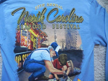 Load image into Gallery viewer, North Carolina Seafood Festival Shirt Womens Small 27th Annual Grilling Ladies
