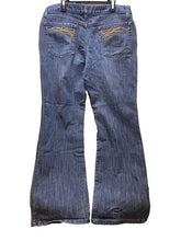 Load image into Gallery viewer, Metro 7 Jeans Women 12 (34x31) Flared Vintage Y2K Stretch Medium Wash Baggy
