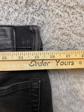 Load image into Gallery viewer, Levis 519 Jeans Mens 30x30 Denim Black Skinny Fit Premium Big E Casual Work
