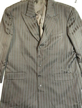 Load image into Gallery viewer, Milano Moda 3 Piece Suit Mens 48R Coat Vest Pants Dress 42R (42x28) Black
