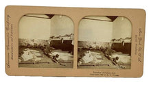 Load image into Gallery viewer, 1899 Stereoscope Photo Card Inside Cuban Jail Antique Tissue Back RY Young
