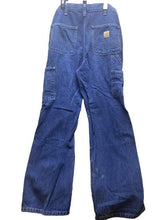 Load image into Gallery viewer, Carhartt Jeans Mens 30x30 Blue Denim Dungaree Fit Carpenter Workwear
