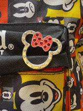 Load image into Gallery viewer, Disneyland Resort Backpack Mickey Mouse AOP Spell Out Pin

