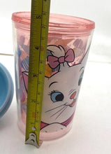 Load image into Gallery viewer, Disney Marie Aristocats Tumbler Plastic Cup Ice Cream Lid No Straw
