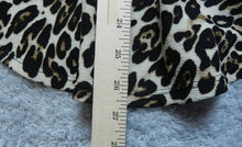 Load image into Gallery viewer, Chico's Shirt Womens 2 Animal Print Cheetah Bell Sleeve Blouse Hi Low Ladies
