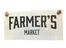 Load image into Gallery viewer, Farmers Market Wall Art Home Decor Farmhouse Wood Sign
