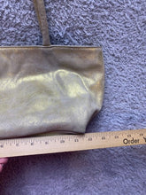 Load image into Gallery viewer, Olivia Riegel Purse Gold Shimmer Tassel Key Fob Luxury Wedding Formal Shoulder
