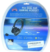 Load image into Gallery viewer, PS4 Dual Ear Gamming Headset Arsenal Gaming Adjustable Microphone NEW
