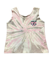 Load image into Gallery viewer, VTG Ocean City Shirt Womens Large Pink Gray Tie Dye Tank Beach Wave Activewear
