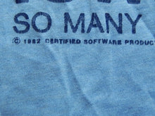 Load image into Gallery viewer, VTG Iowa Shirt Womens Large So Many Men So Little Time Single Stitch 80s Ladies
