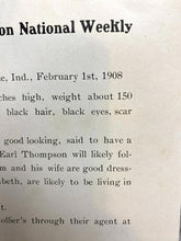 Load image into Gallery viewer, 1908 Wanted Poster Embezzling from Collier &amp; Son $250,000 Reward Antique
