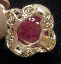 Load image into Gallery viewer, Lot of 4 Pendants Sapphire Emerald Ruby Citrine Gemstones Lab Created NEW
