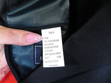Load image into Gallery viewer, Dockers Sport Coat Mens 50R Navy Single Breasted Wool Blend Suit Blazer
