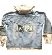 Load image into Gallery viewer, Angels of Death Jacket Womens 3XL Zack Foster Rachel Gardner Anime Hoodie Denim
