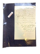Load image into Gallery viewer, 1893 Jail Discharge Paper Georgia Poisoner County Jailer Antique Ephemera
