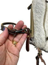 Load image into Gallery viewer, Myra Shoulder Bag Purse Crossbody Leather Strap Canvas Woven Western Boho
