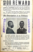 Load image into Gallery viewer, 1907 Reward Poster Escaped Police Transferred to San Quentin Lot of 2
