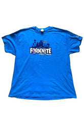Load image into Gallery viewer, Forknite Shirt Adult 2XL Blue School #1 Victory Meal Lunch Crate Funny Mens
