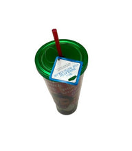 Load image into Gallery viewer, Elf Tumbler 20oz Insulated Cup with Straw 21627 Santa Movie NEW Spoontiques
