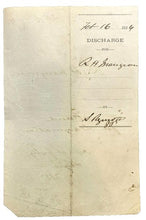 Load image into Gallery viewer, 1896 Prisoner Discharge Order Savannah Georgia Chatham County Jail Antique
