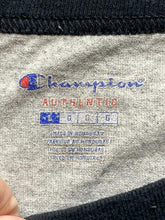 Load image into Gallery viewer, Champion Shirt Adult Large Gray Black Fear The Bunny Raglan Authentic Grunge Men
