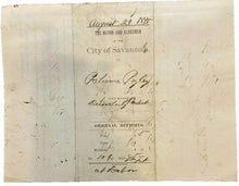 Load image into Gallery viewer, 1895 Arrest Warrant Disorderly Conduct Georgia County Jail Antique Ephemera
