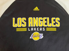 Load image into Gallery viewer, Los Angeles Lakers Shirt Adult 2XL 2XL Black Adidas Warm Up NBA Basketball Mens
