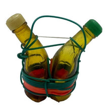 Load image into Gallery viewer, Vintage Chianti Salt &amp; Pepper Shakers Bottles Roped Italy Kitchen
