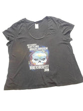 Load image into Gallery viewer, Harley Davidson Shirt Womens 2X Black Daytona Beach Biketoberfest Plus Ladies
