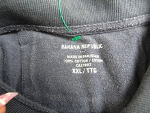 Load image into Gallery viewer, Banana Republic Shirt Adult 2XL Navy White Striped Preppy Casual Golf Polo Mens
