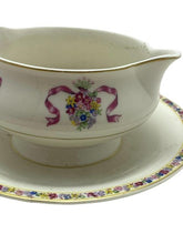 Load image into Gallery viewer, Theodore Haviland St Regis Gravy Boat with Attached Underplate New York Flower
