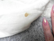 Load image into Gallery viewer, AJ Armani Jeans Shirt Womens 12 White Button Up Casual 100% Linen Italy Ladies
